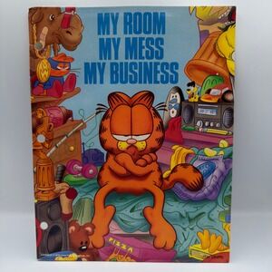 Vintage Mead Garfield Folder My Room My Mess My Business Portfolio 1978 33288